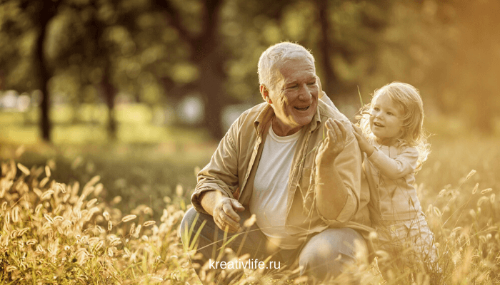 Внучка и дедушка воспитание