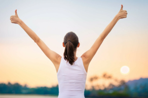 Девушка радость успех счастье