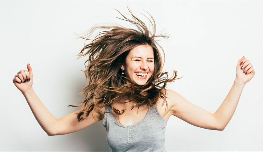 девушка, женщина, эмоции, радость, счастье