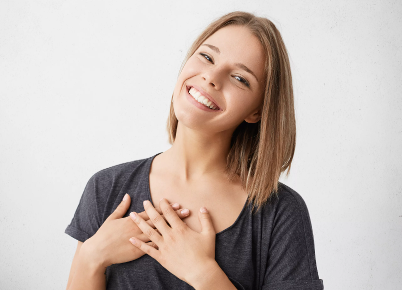 девушка, женщина, эмоции, радость, счастье, признание, любовь