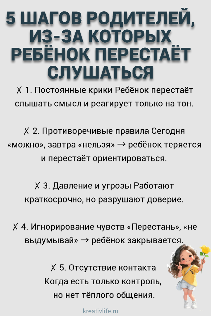 5 ошибок родителей