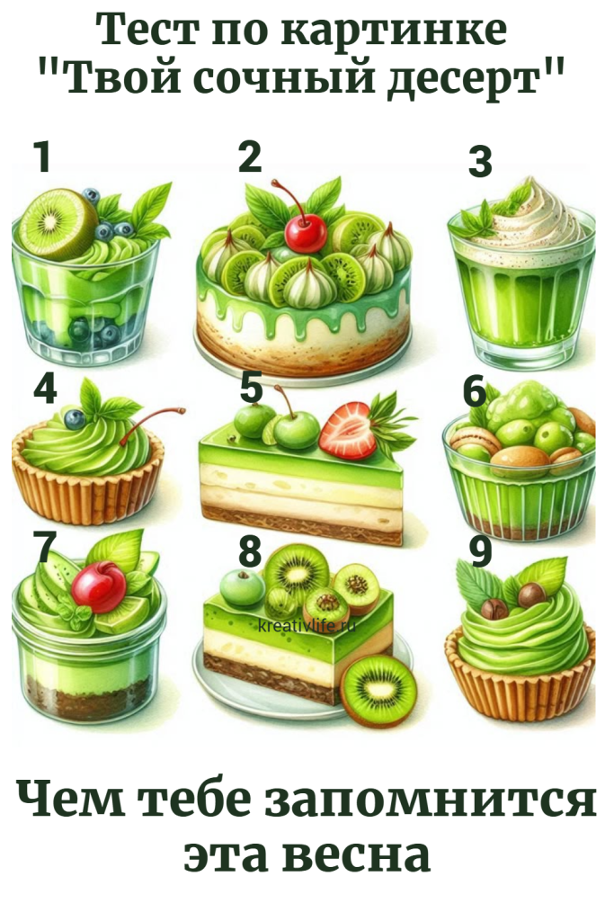 Весенний вкусный тест: 